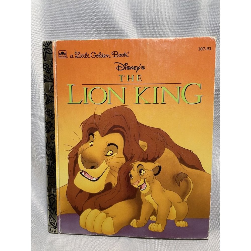 Disney's The Lion King Little Golden Book Collectible Children’s Book VINTAGE